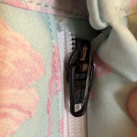 LoveShackFancy x Bogner Fire + Ice Ski Pants Quiet Tide Blue/Pink Floral Print - Picture 7 of 16